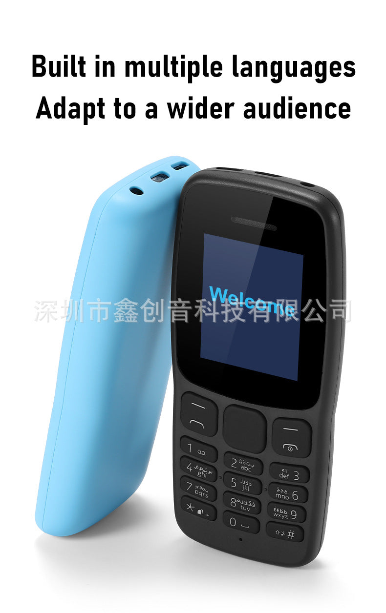 TK Straight Button Telephone106Feature Phone105Low-end Senior Phone with Multiple SIM Slots2G Hot-Selling Mobile Phone GM