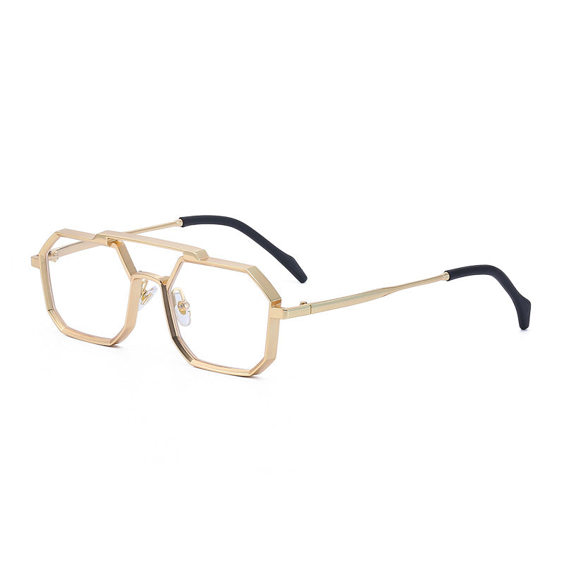 New European and American Steampunk Style Sunglasses for Men, Polygonal Small Frame Sunglasses for Women, Trendy sunglasses Wholesale