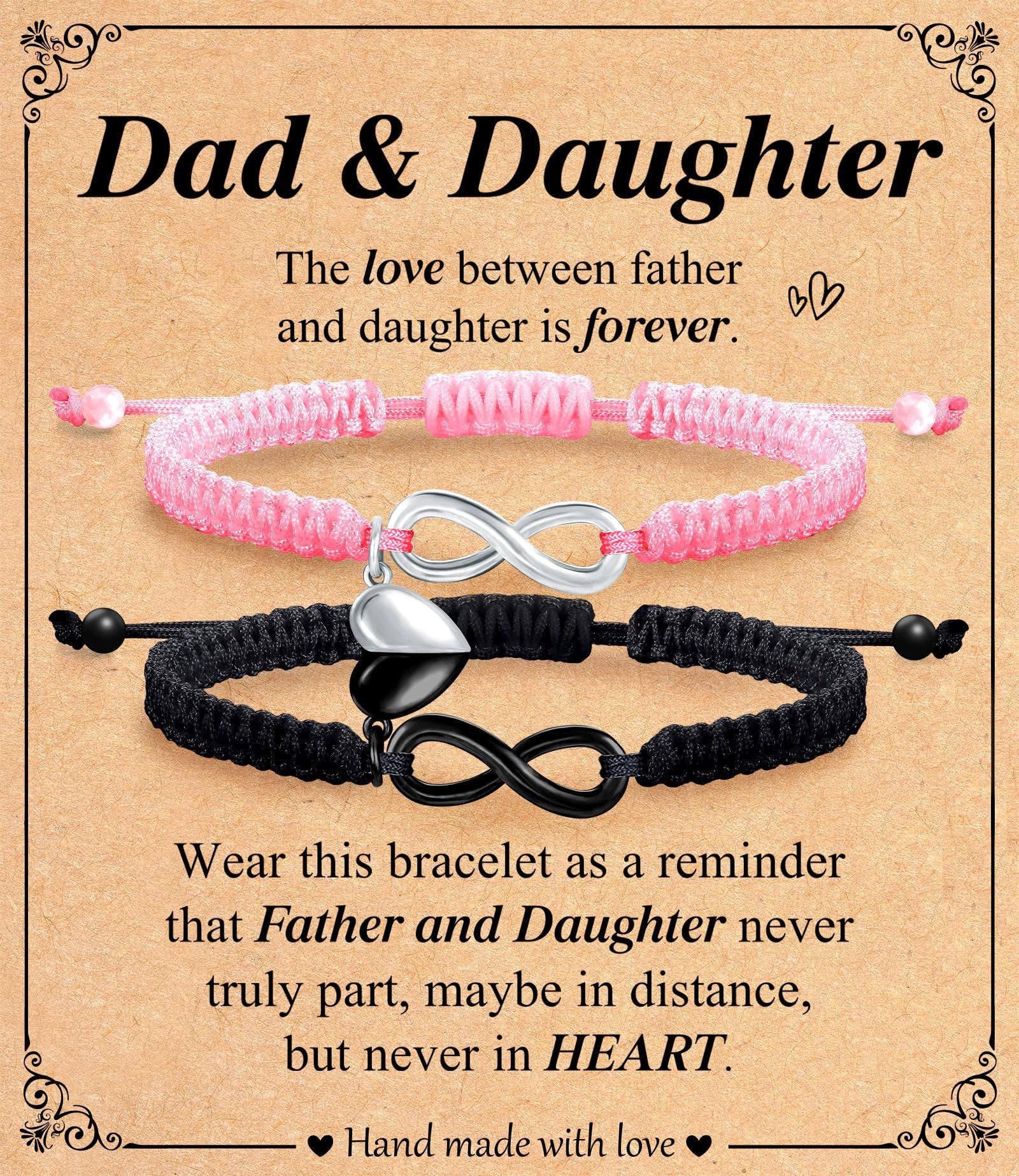 Braided Cross Bracelet Infinity Symbol Handmade Wrapped Bracelet Gift Heart Magnetic Adjustable Braided Bracelet