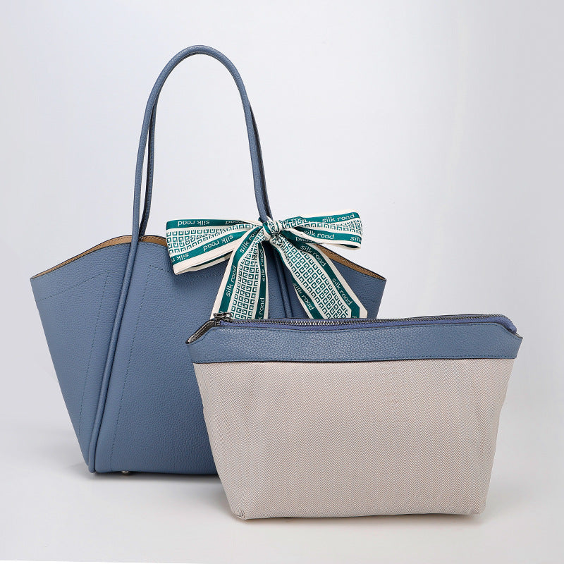 European and American Versatile Wing Bag for Women, Large Capacity Scarf Fashion Women's Bag, Light Luxury Texture Single Shoulder Underarm Bag