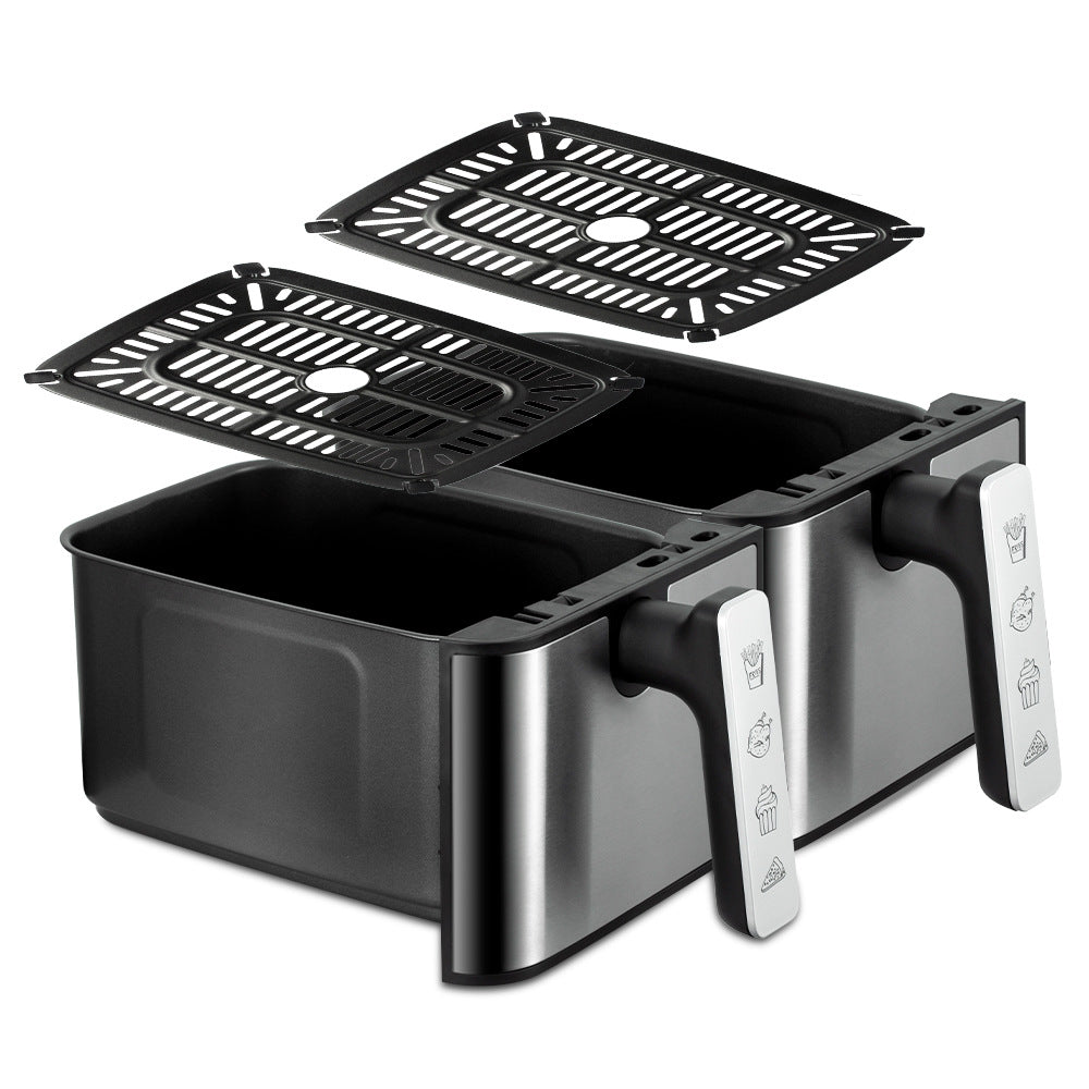 RAF European Standard Dual Tank Air Fryer Dual Compartment Large Capacity Multi-Function Dual Pot Dual Basket Smart Touchscreen Oil-Free
