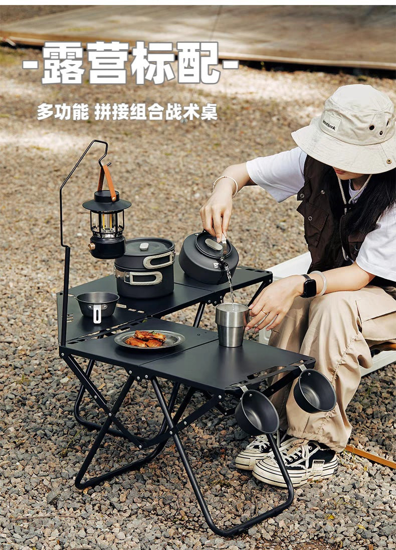 Shadow Hydraulic Tactical Table Extra Large Outdoor Semi-Automatic Folding Table IGT Multifunctional Table Camping Equipment