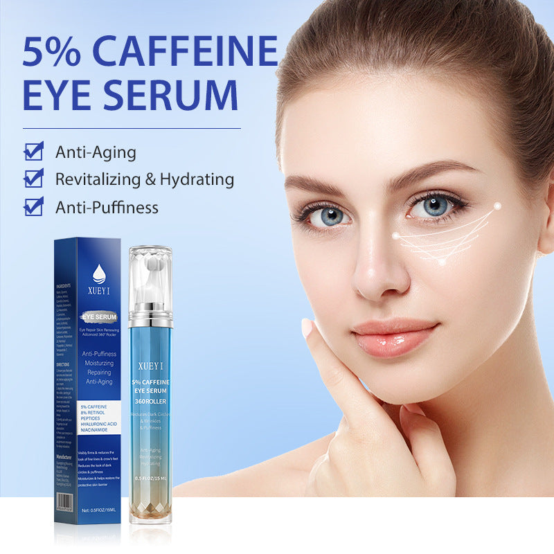 Spot Goods XUEYI 5%CAFFEINE EYE SERUM Retinol Caffeine Eye Serum