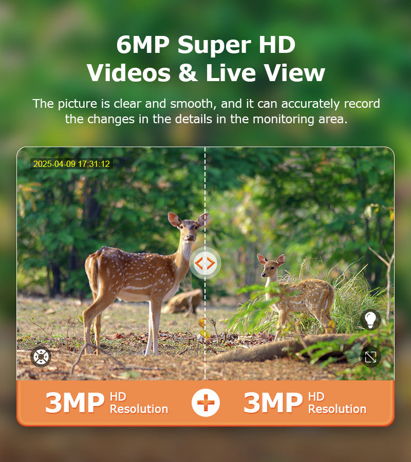 Exclusive Supply600Wan HD Night Vision Camera Low Power Consumption4G Solar Camouflage Camera12Zoom