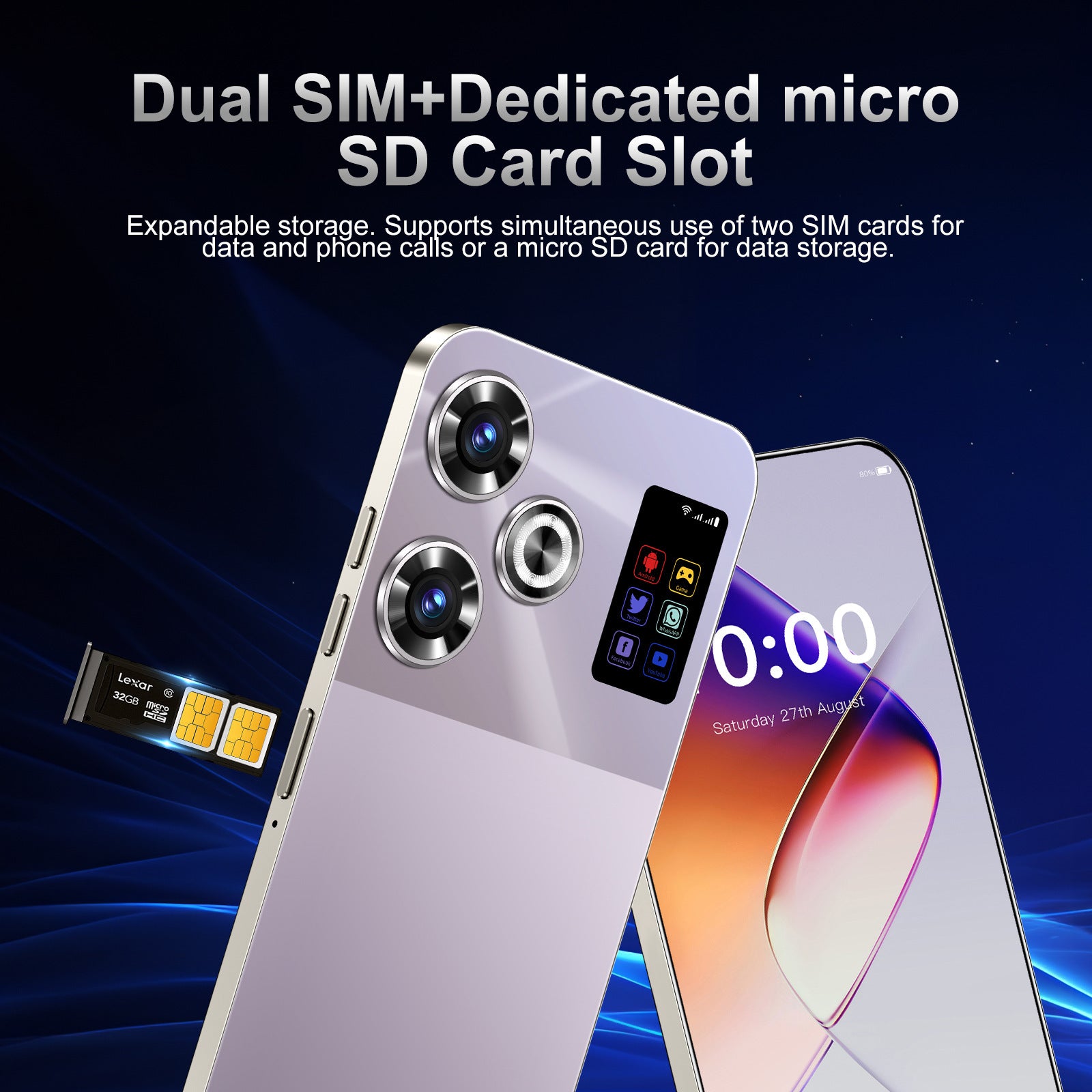 Globally Exclusive for Mobile Phones S25Ultra Large Screen HD4+64G Large Memory Wholesale Source