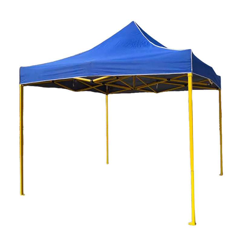 Waterproof Drainage Four-Corner Tent Outdoor Folding Four-Leg Umbrella Stall Rain Cover Heavy Rain Anti-Collapse Parking Shed Sunshade