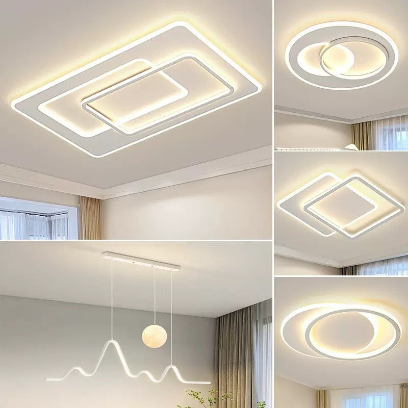 Full Spectrum Ceiling Light Living Room Light Hall Main Light Modern Simple Bedroom Light Whole House Zhongshan Lighting Home Decoration Lighting