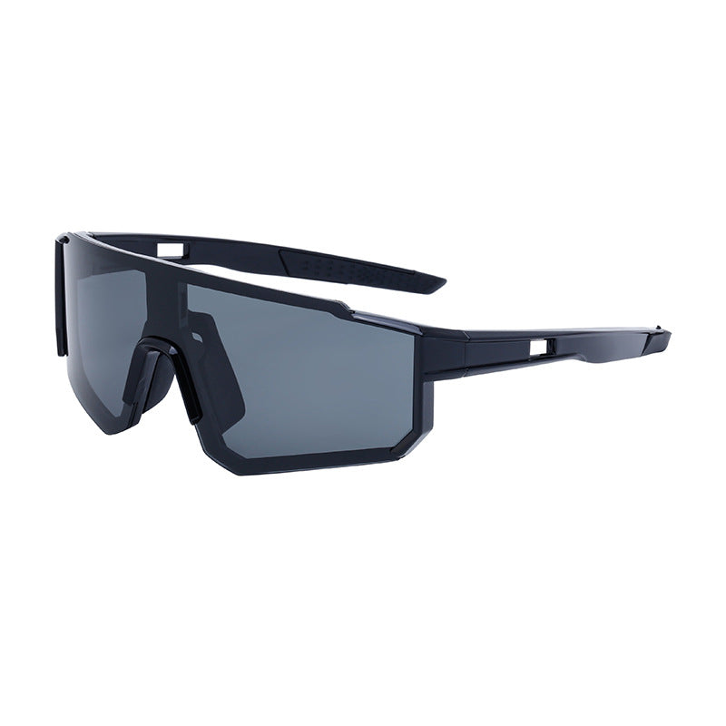 Outdoor Cycling Windproof Sunglasses for Men and Women, European and American Style One-piece Mountaineering Polarized Sunglasses Wholesale sunglasses
