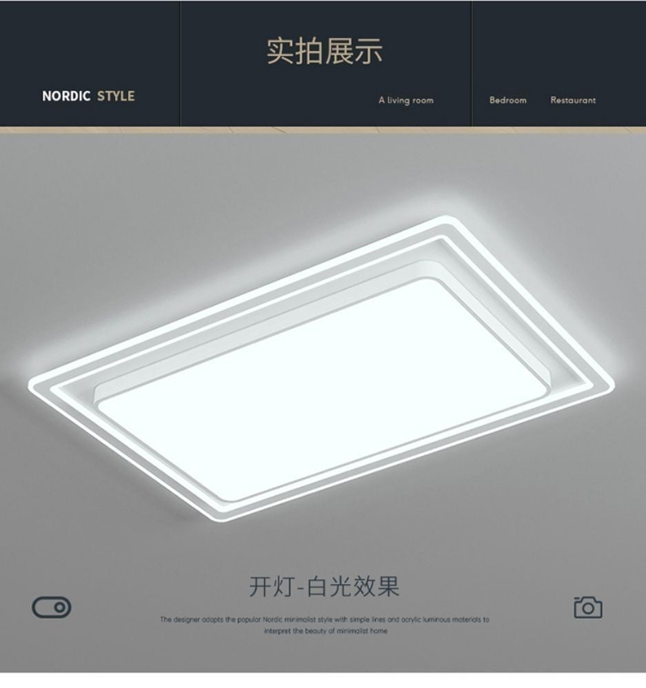 2025New Style Living Room Elegant Ceiling Light Main Light Eye Protection led Modern Whole House Minimalist Lighting Bedroom
