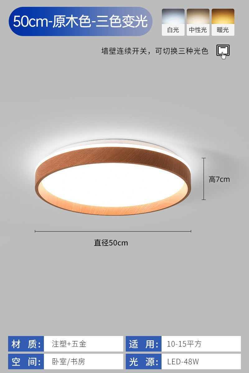 Zhongshan Lighting Full Spectrum Bedroom Lamp led Ceiling Lamp Nordic Modern Simple Room Smart Eye Protection Master Bedroom Lamp