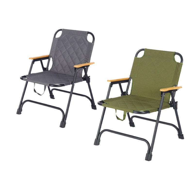 Foldable Chair Outdoor Stall Chair Autumn Winter Quilted Kermit Chair Picnic Chair Portable Table Chair Beach Chair Camping Chair