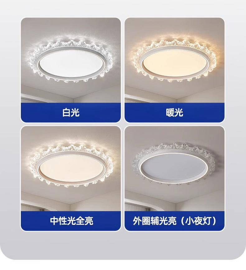 Modern simple light luxury bedroom ceiling light LED Round Eye Protection Study Lamp New Home Smart Room Lamp