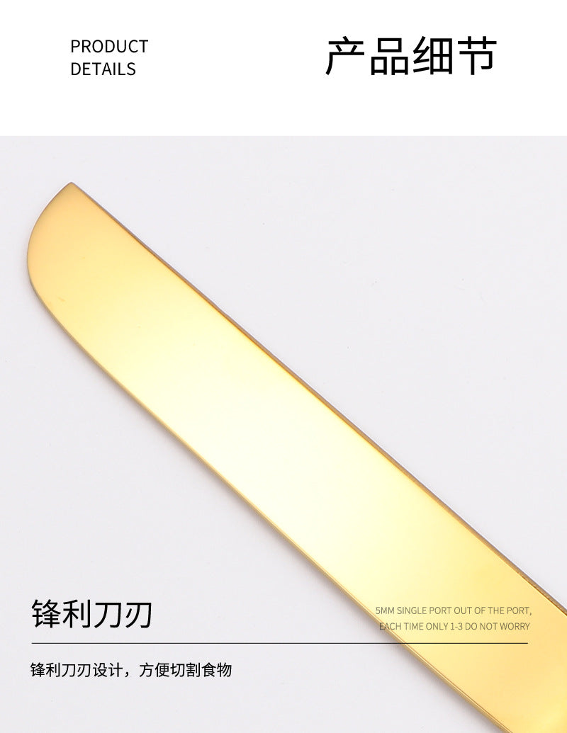 Stainless Steel Cake Knife and Spatula Set for Home Use gold Bread Knife and Spatula Restaurant Pizza Dessert Spatula Baking Utensils