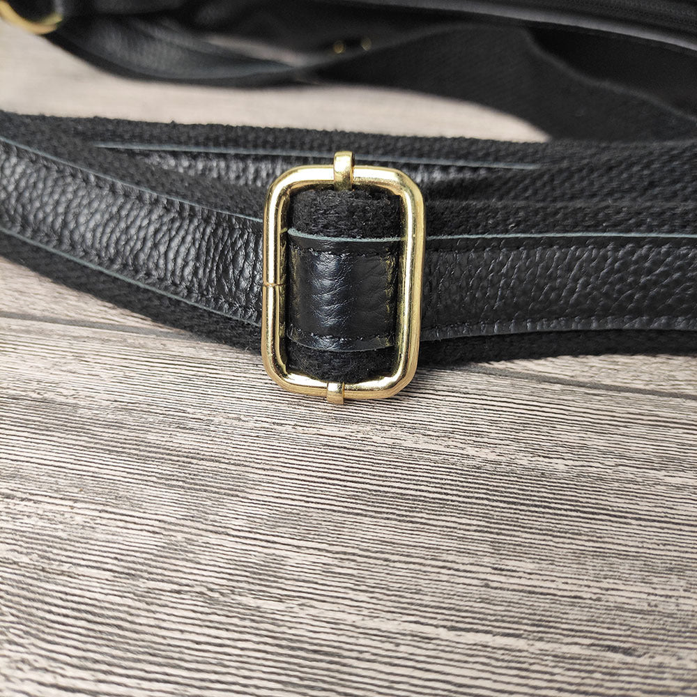 Guangzhou Shiling Genuine Leather Women's Bag for Middle-aged and Elderly Mothers, Multi-pocket Large Capacity Single Shoulder Crossbody Bag Trend