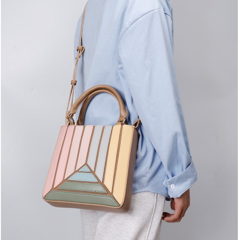 2024New Crossbody Bag for Women, Stylish Design with Ruched Details, Fashionable and Versatile, Trendy Single Shoulder Handbag for Ladies