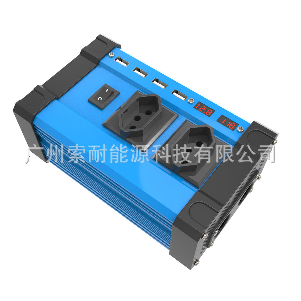 E-commerce12V Turn110V 220V Vehicle Inverter 4USB Dual Voltage Display car inverter