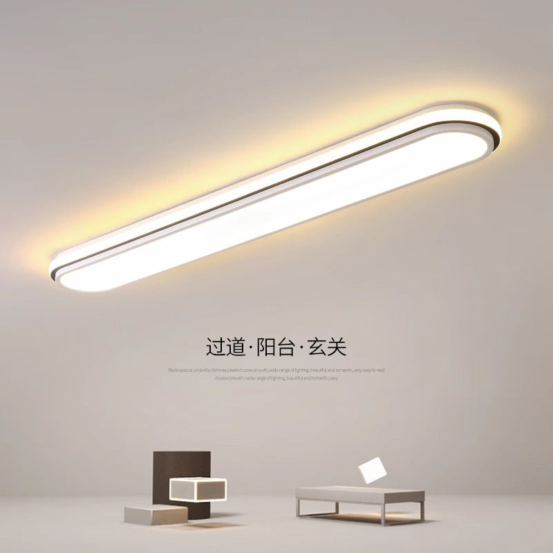 Simple and Modern led Ceiling Light Strip Shape Lamp for Training Room Classroom Gym Car Beauty Lighting Fixture