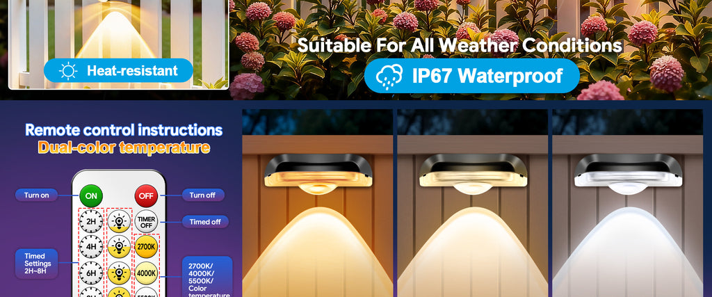 Bluetooth fence light RGBCW Iridescent Fence Light Wall Washer Light Fence Light Garden Light Waterproof Decorative Light
