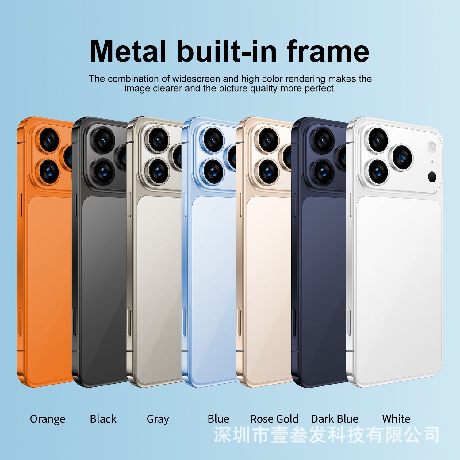 Mobile Phone i17Promax Large Screen6.9Inch1:1Replica Side Key Fingerprint17pro New Smartphone