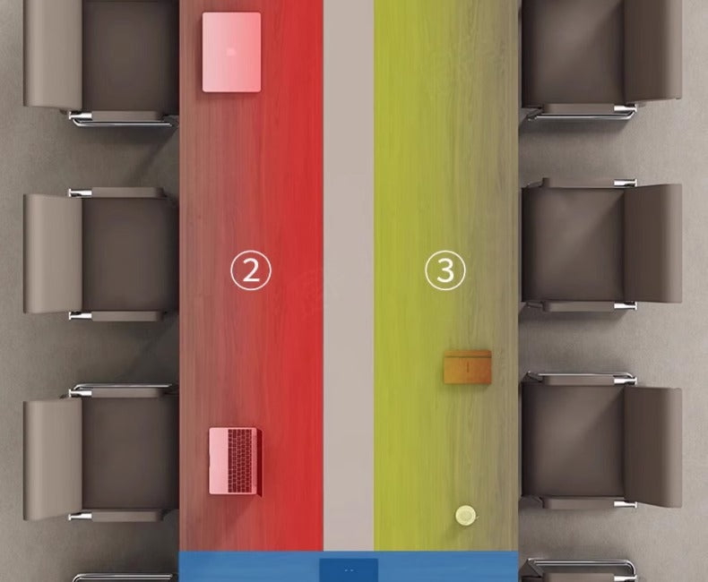 Conference Table Training Office Furniture Long Table Rectangular Table Office Large Simple Modern Meeting Table and Chair Set