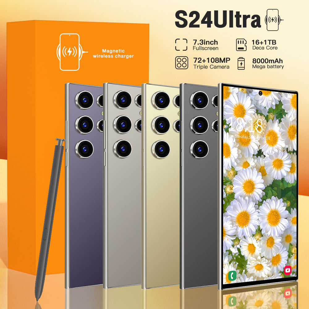 Globally Exclusive for Smartphones S24 Ultra Android Large Screen16+1T Factory Direct Price(Popular)