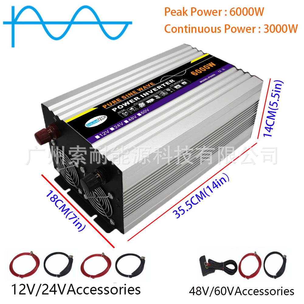 Pure Sine Wave Inverter DC12V/24V Turn AC110V120V Rated Power2500W 3000W Export
