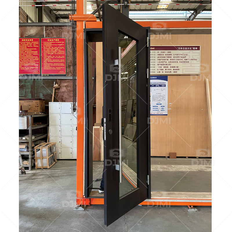 120 Minutes Steel Fire Rated Doors Fire Steel Door Wood Grain Fire Rated Steel Door Accessories