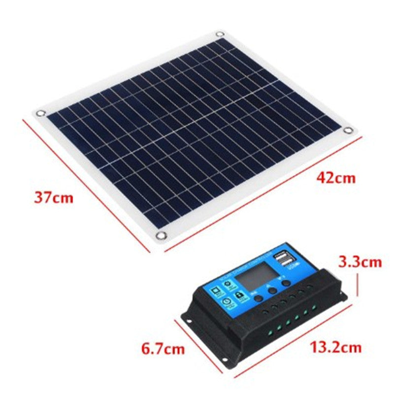 30W 18V High Efficiency Mini Solar Panel Flexible Voltage Polycrystalline Silicon Portable Battery Charging System