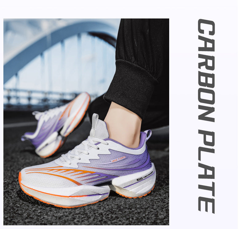ROANK Men's Running Shoes Ultra-Light Sports Shoes for Teenagers Non-Slip Thick Sole Height Increasing Running Shoes for Middle School Students