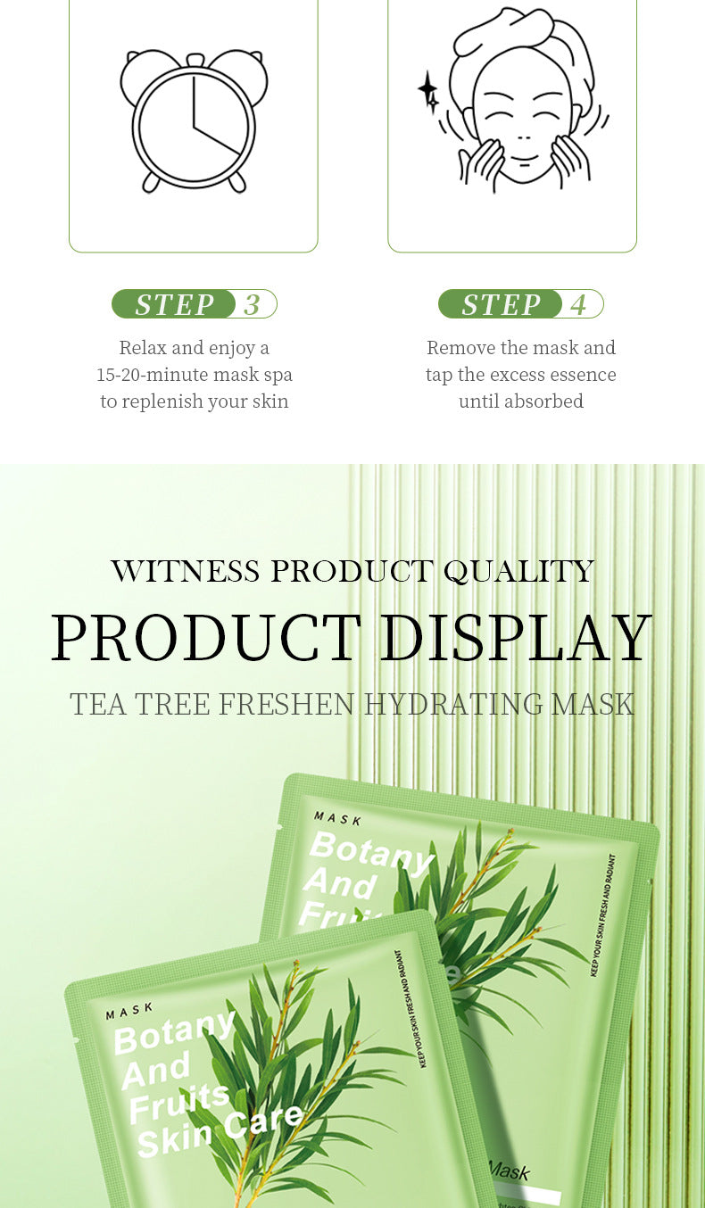 Fruit Mask SADOER Avocado Rose Hydrating Moisturizing Tablets Cross-border Foreign Trade Skincare Wholesale