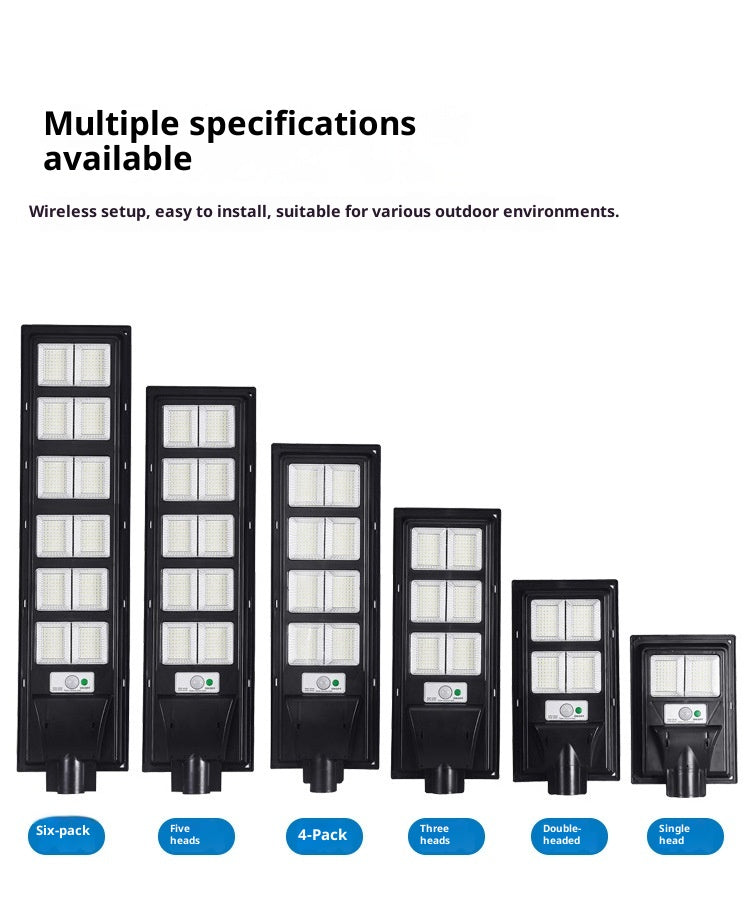 Solar Outdoor Garden & Road Lights IP65 Waterproof LED High Pole Mount with Aluminum Construction
