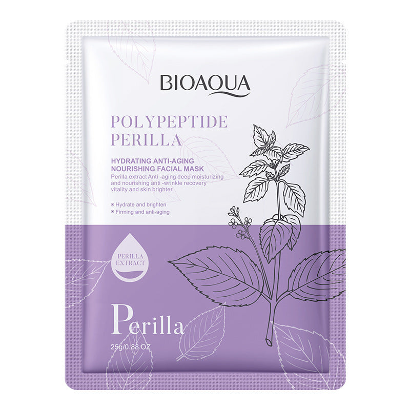 Perilla Mask25g BIOAOUA Polypeptide Hydrating Moisturizing Tablets for Cross-Border Wholesale