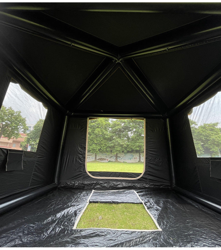 Wholesale Inflatable Tent from Source Factory Middle East Saudi Arabia Tent Black Coating Sunproof Rainproof Automatic Quick Open3*