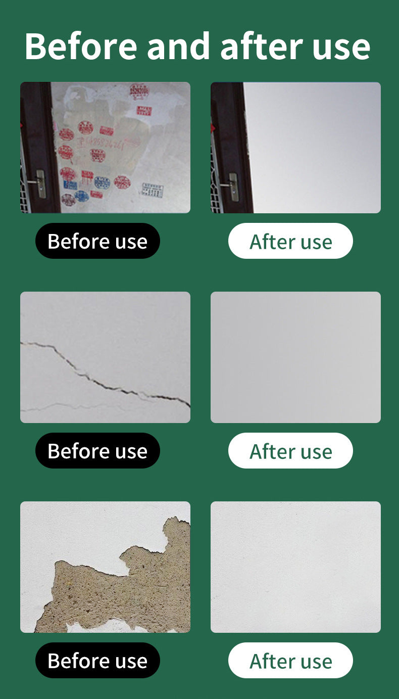 Wall Repair Paste Anti-Crack Peeling Gap Repair Paint Effective Anti-Mold Quick-Dry Restoration Wall Repair Paste Anti-Mold Durable