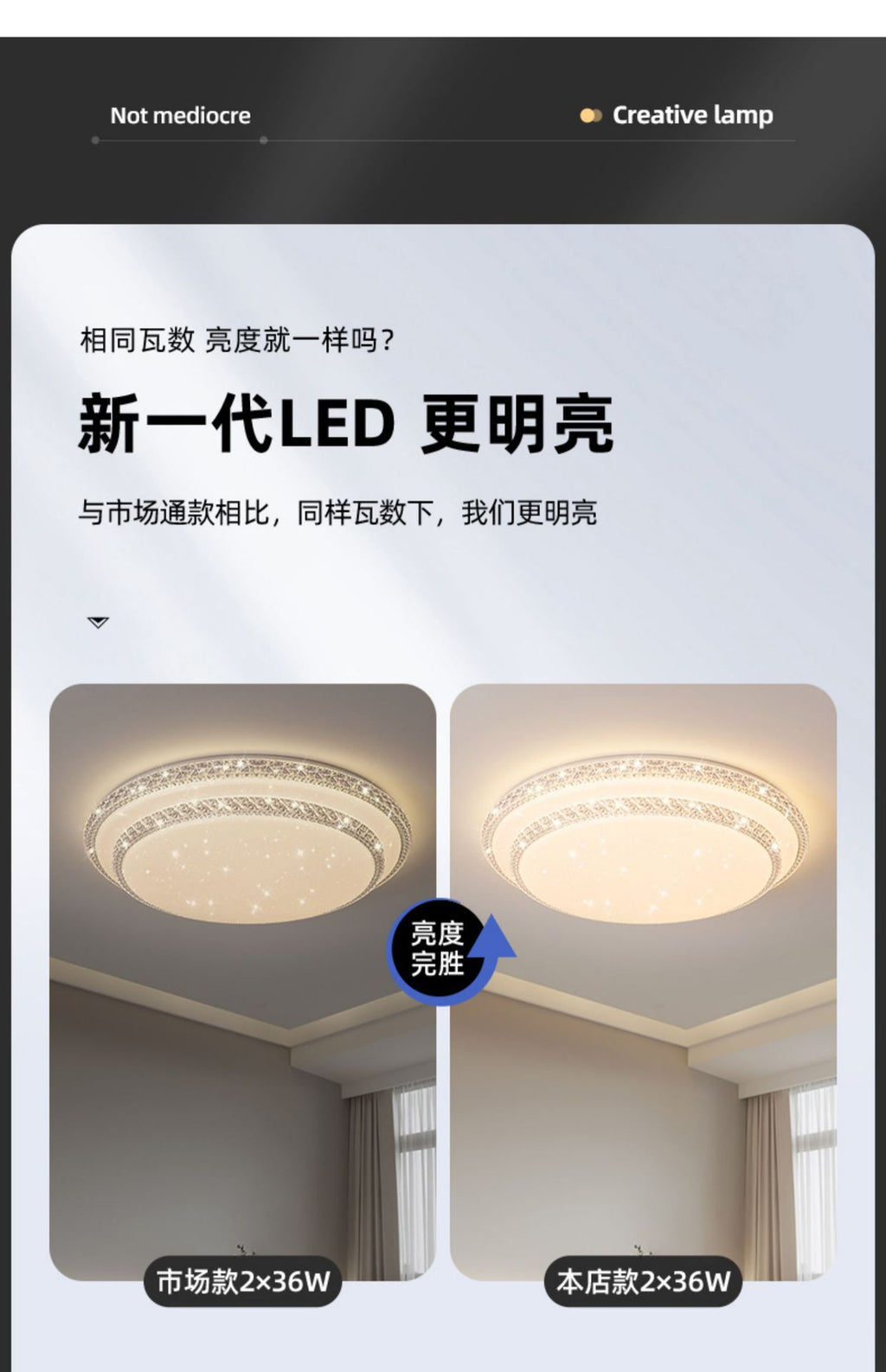 Lamp in the living room led Ceiling lamp, simple modern style, trendy with a high-end feel2025New model main headlight elegant lighting fixture
