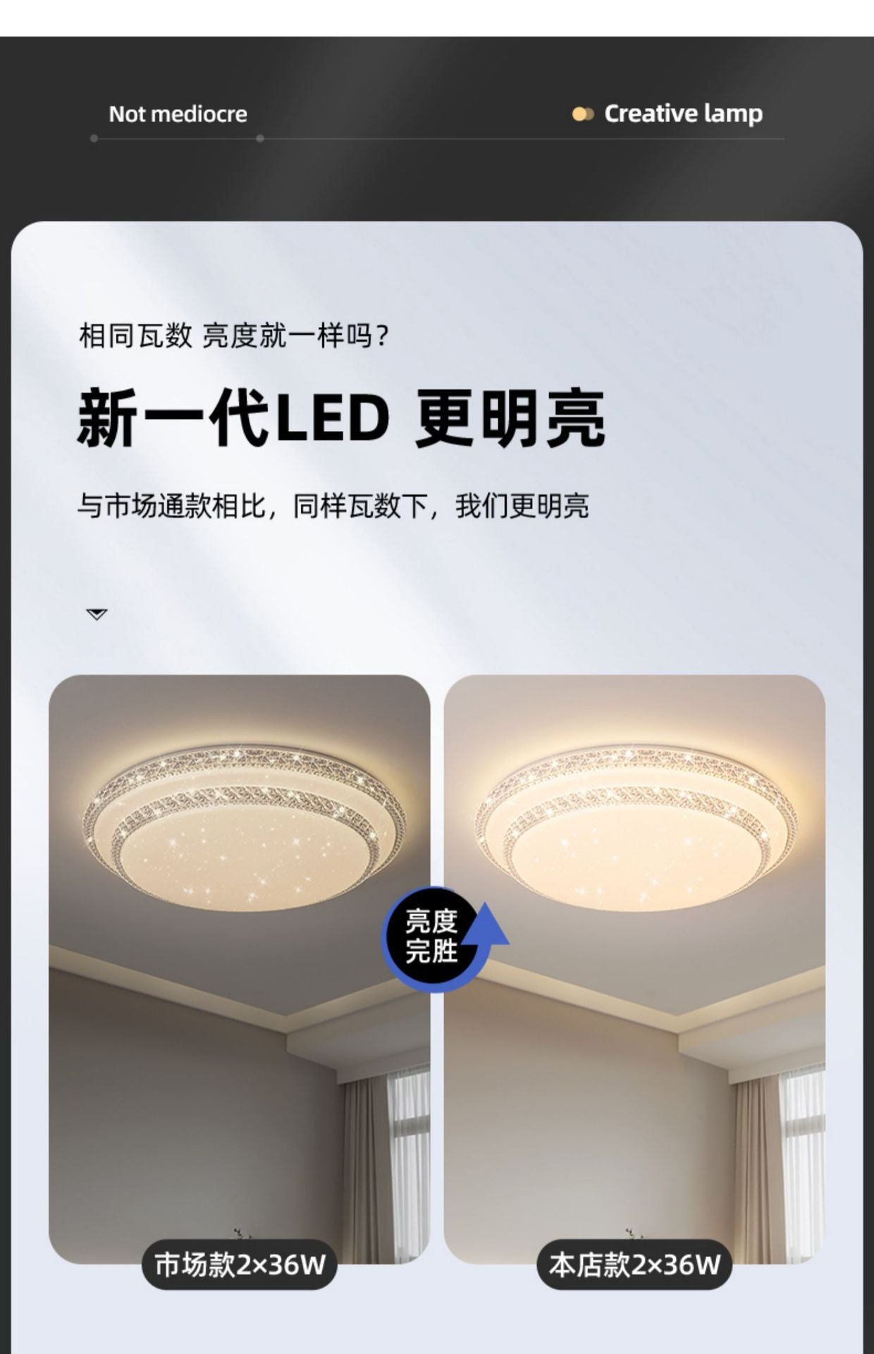Lamp in the living room led Ceiling lamp, simple modern style, trendy with a high-end feel2025New model main headlight elegant lighting fixture
