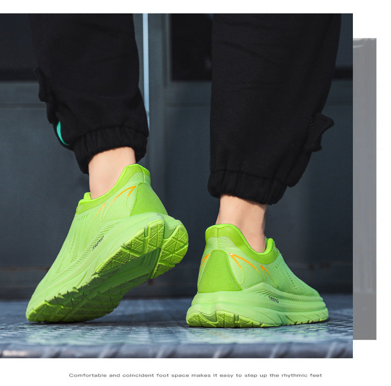 Men's running shoes2025New Breathable Mesh Student Casual Running Youth Shock Absorbing Anti-Slip Sports Shoes