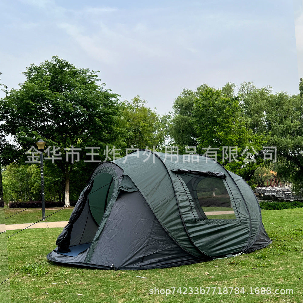 Hot-Selling Fully Automatic Hand-Pull Quick-Open Tent Travel Tent Camping Windproof Rainproof Sunproof Tent
