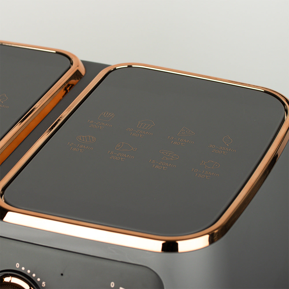 RAF European and American Standard Air Fryer Multi-Functional Household Left and Right Dual Chamber Large Capacity French Fry Electric Fryer