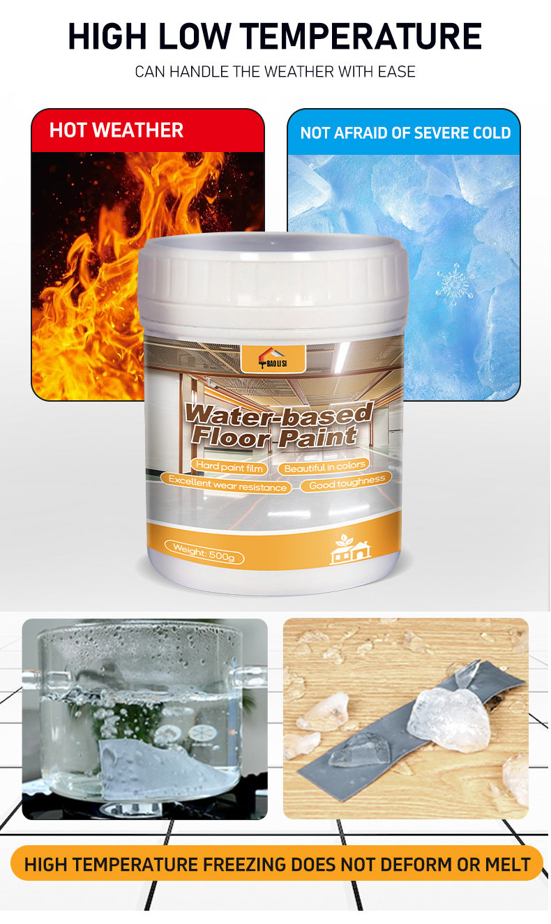 Colorful Three-in-One Floor Paint Parking lot basement warehouse factory floor coating self-leveling anti-slip