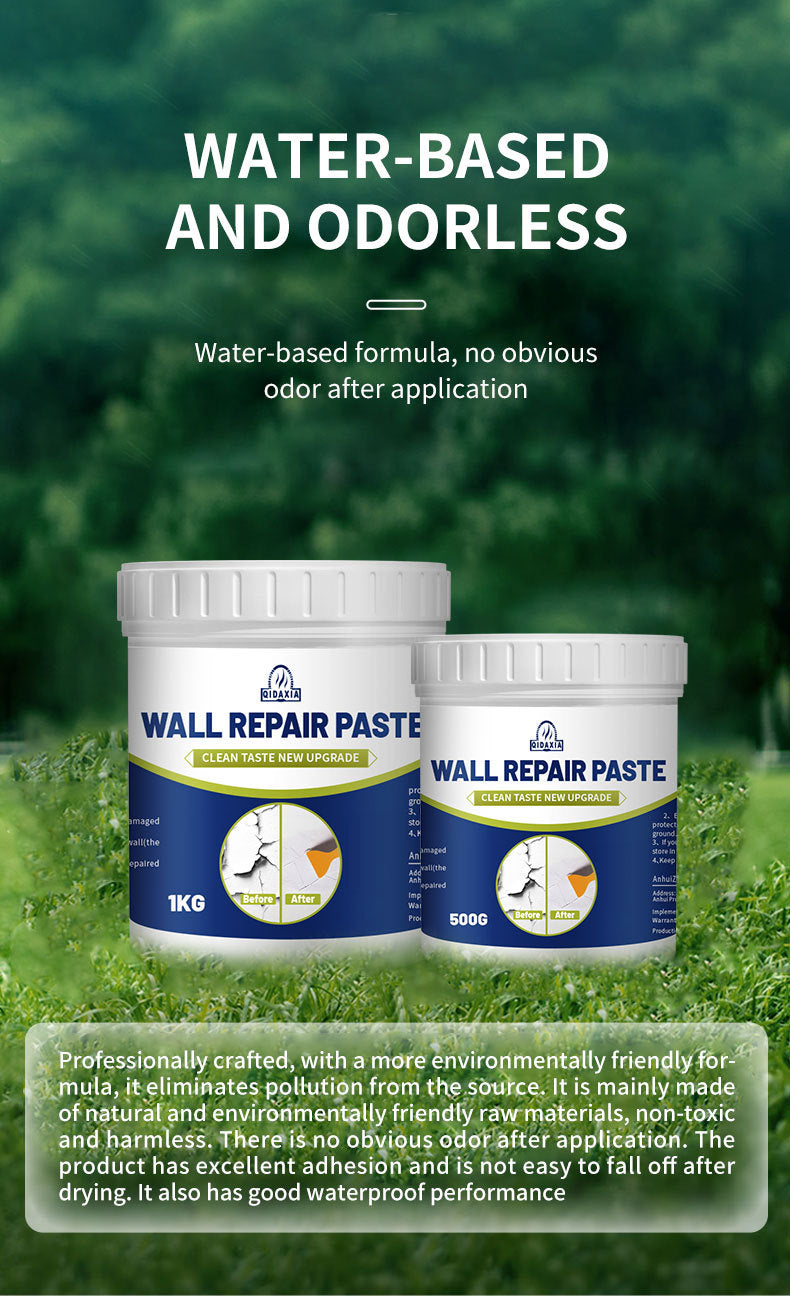 Wall Repair Paste for Repairing Wall Holes and Peeling, Household Putty Paste for Cracks and Nail Holes, White Wall Paste for Wall Repair