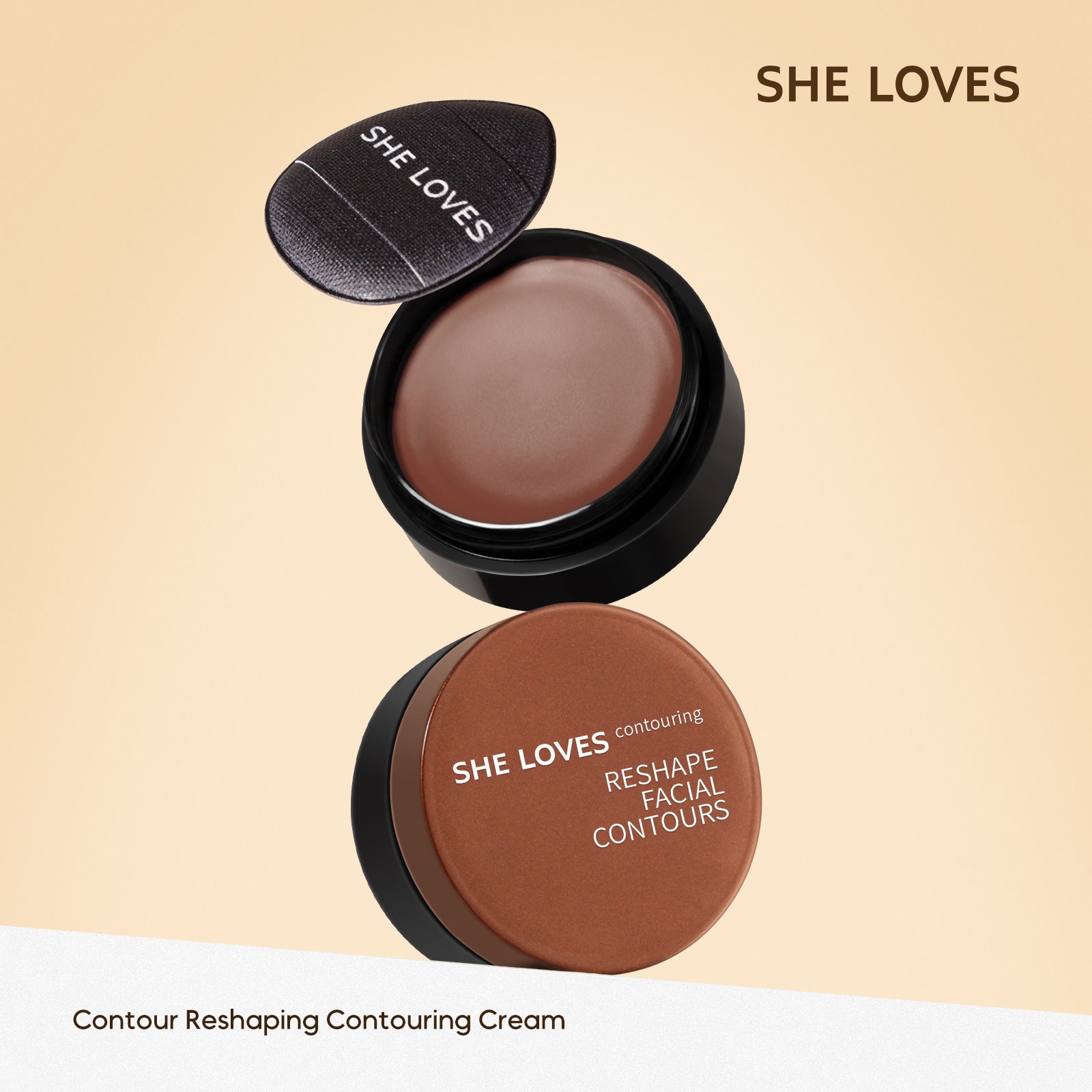 Contour Cream Waterproof Contouring Cream Durable Highlighter Natural Highlight Shadow Cream