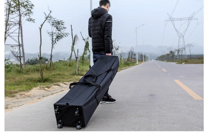 Four-Corner Tent Trolley Bag Four-Legged Umbrella Trolley Bag with Wheels Thickened Waterproof Foldable Tent Storage Bag