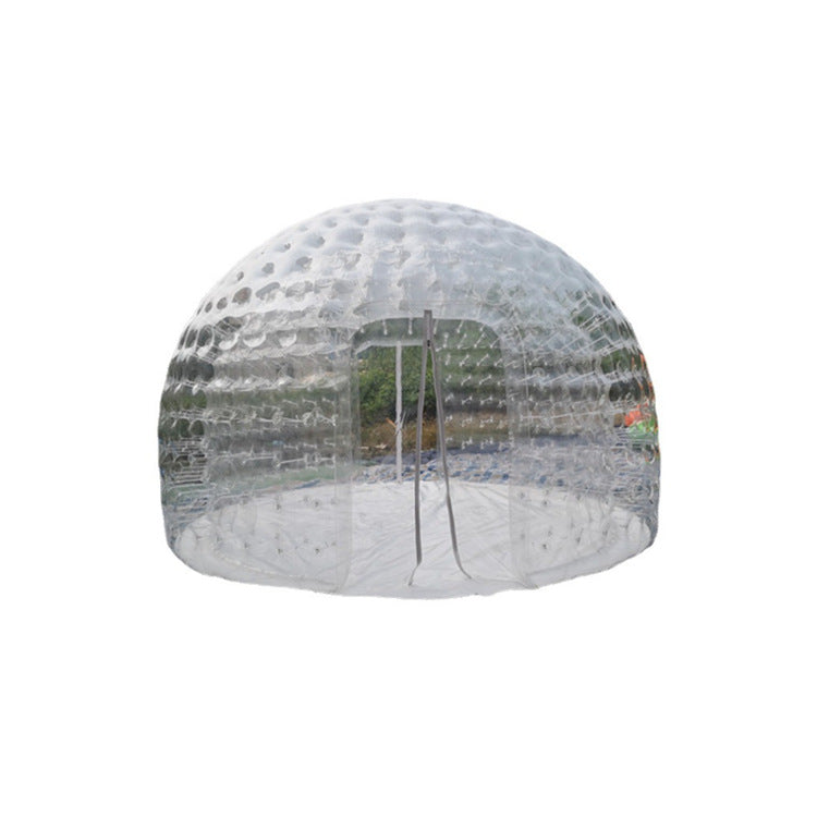 Outdoor Double-Layer Transparent Bubble Tent Rooftop Dining Inflatable Starry Sky Homestay Hotel Villa Restaurant Mongolian Yurt