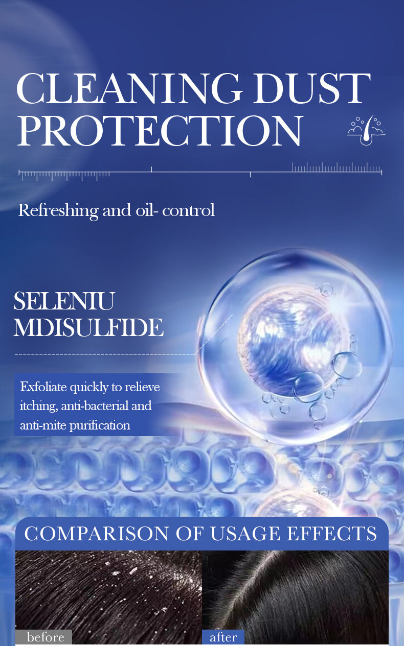 Cross-border Selenium Disulfide Anti-Dandruff Shampoo400ml Deep Cleansing and Moisturizing Shampoo Export Manufacturer Wholesale