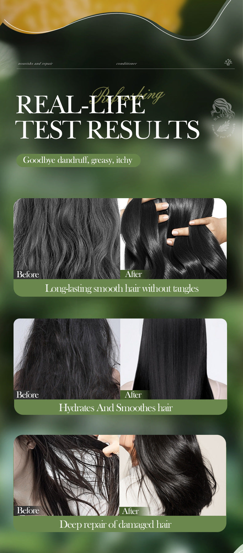 Peppermint Rosemary Essential Oil SADOER Strong and Smooth Conditioner Cross-Border Wholesale