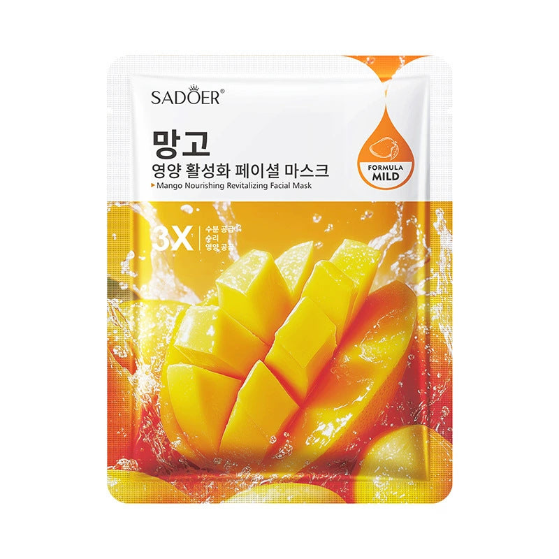 Full English Fruit Moisturizing Hydrating Face Mask SADOER Moisturizing, rejuvenating, and brightening face mask  wholesale l
