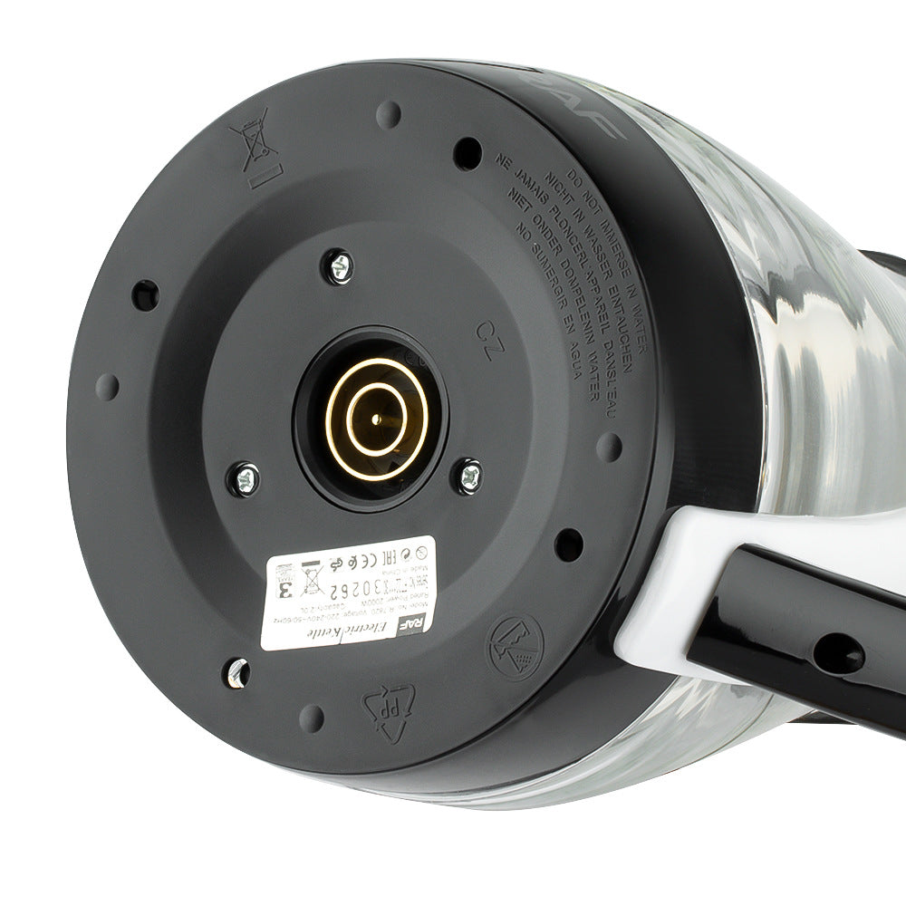 RAF European Standard Visible High Borosilicate Glass Kettle Automatic Power-off Electric Kettle High Power2L