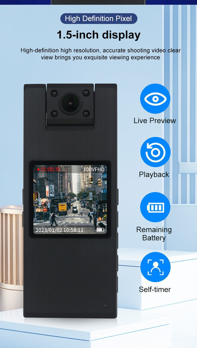 4K Outdoor Cycling Camera Bicycle Motorcycle Recorder HD Outdoor Sports DV Cycling Computer