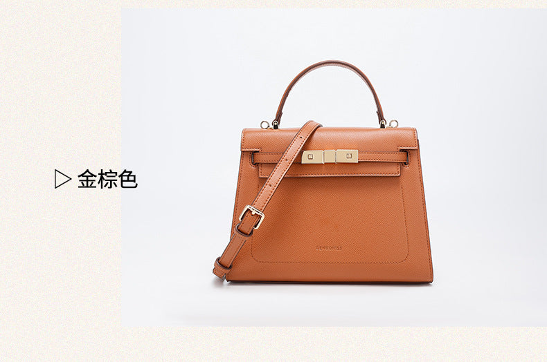 2024New Fashion Kelly Bag Crossbody Bag Versatile Trendy Handbag Shoulder Bag Women's Bag